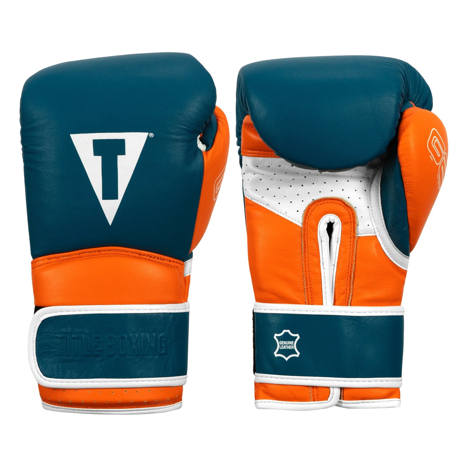 color:Blue/Orange::TITLE Boxing Gel Freestyle Training Gloves