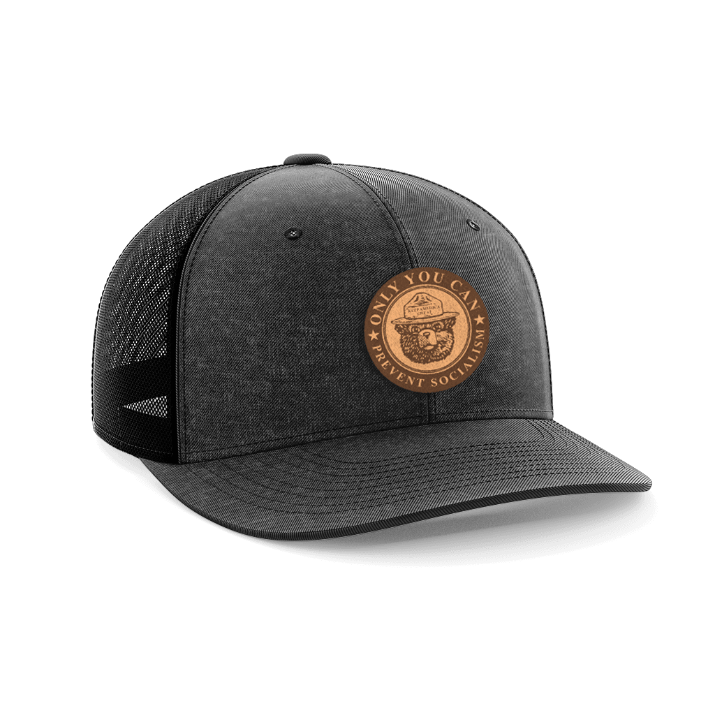 Only You Can Prevent Socialism Leather Patch Hat - Greater Half