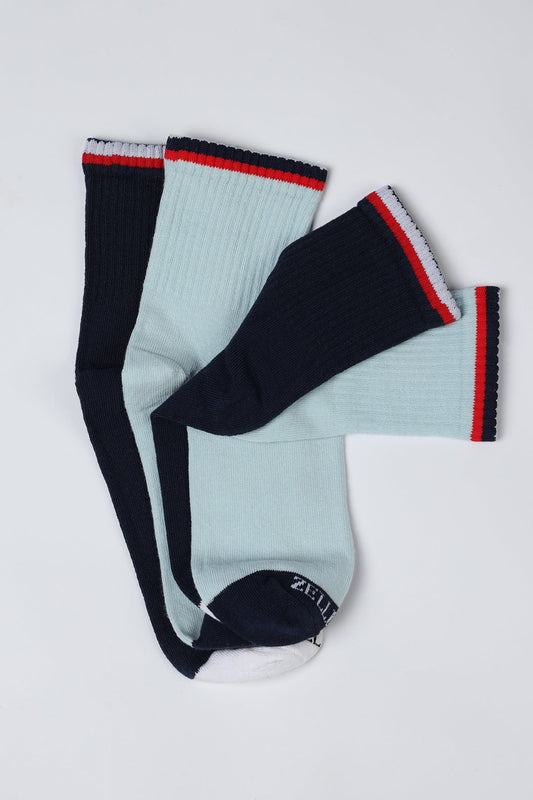 Quarter Crew Socks - C006