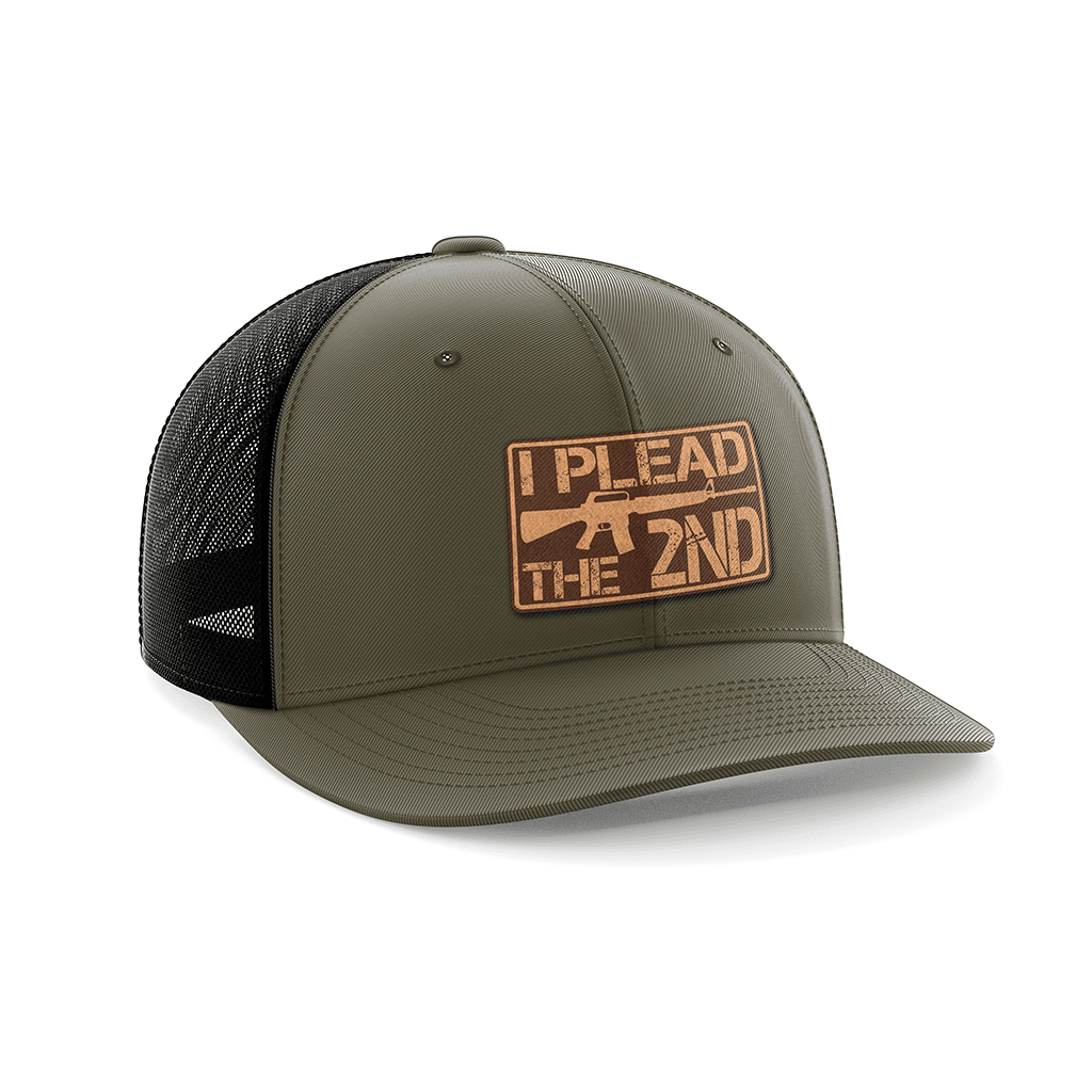 I Plead The 2nd Leather Patch Hat - Greater Half