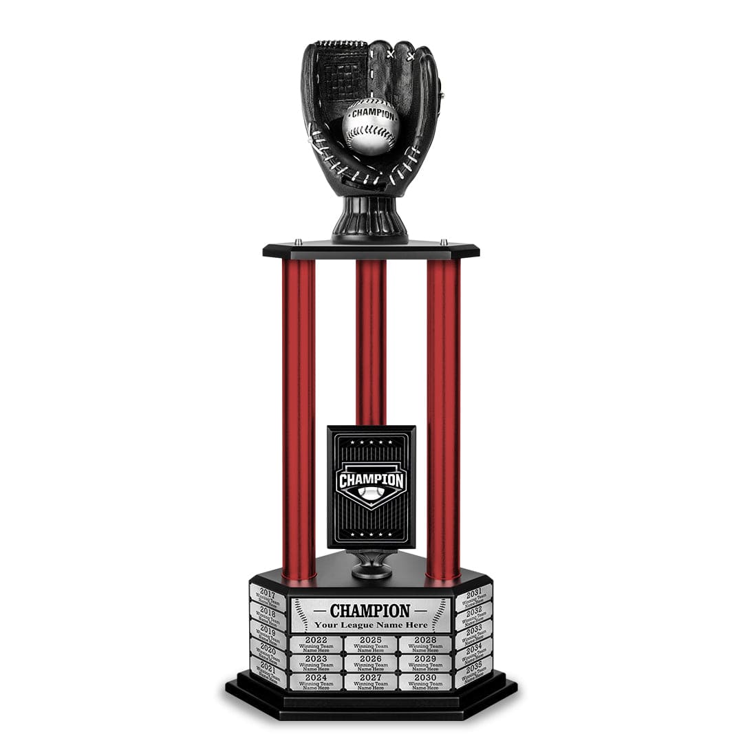 TrophySmack 26-36” Black Baseball Trophy