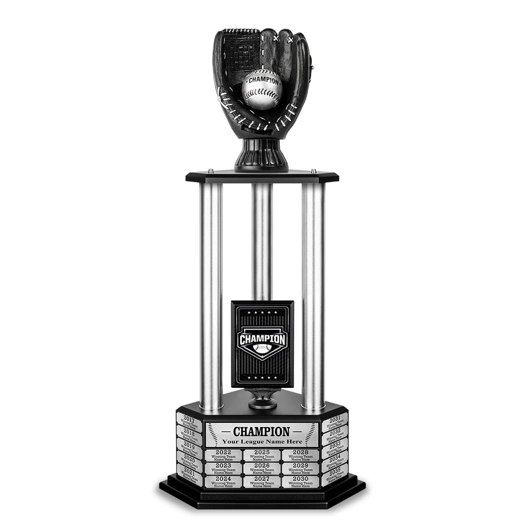 TrophySmack 26-36” Black Baseball Trophy