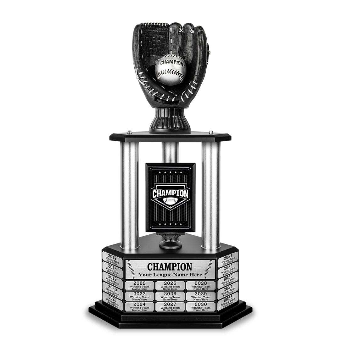 TrophySmack 26-36” Black Baseball Trophy