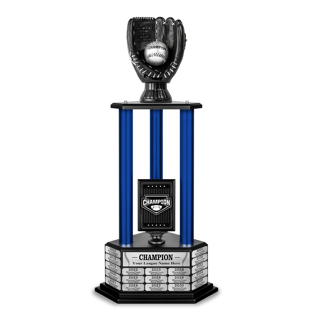 TrophySmack 26-36” Black Baseball Trophy