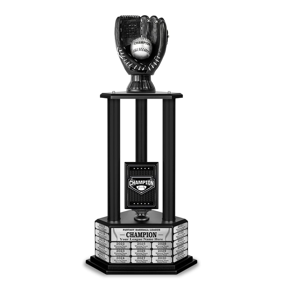 TrophySmack 26-36” Black Baseball Trophy