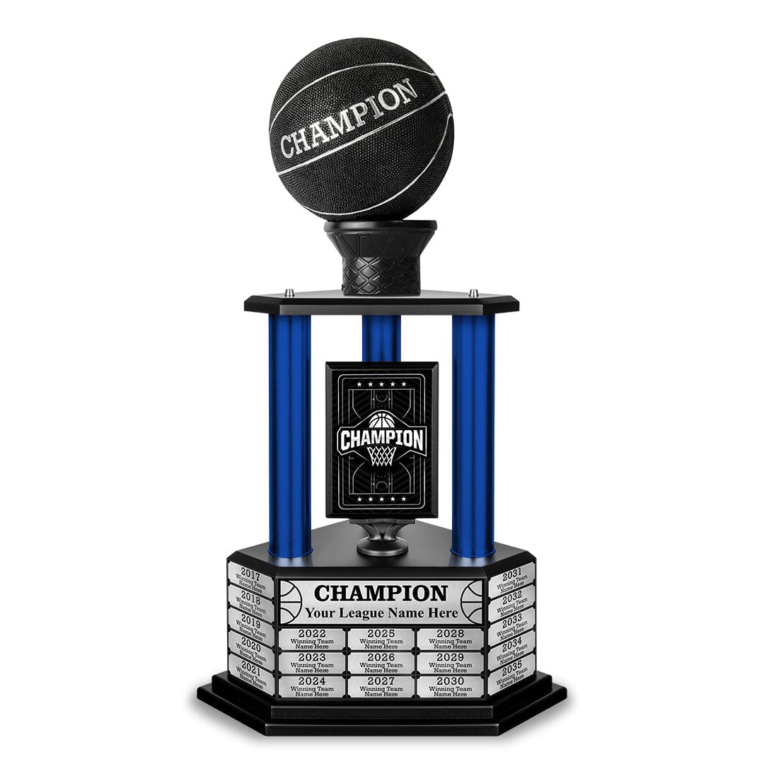 TrophySmack 26-36” Black Basketball Trophy