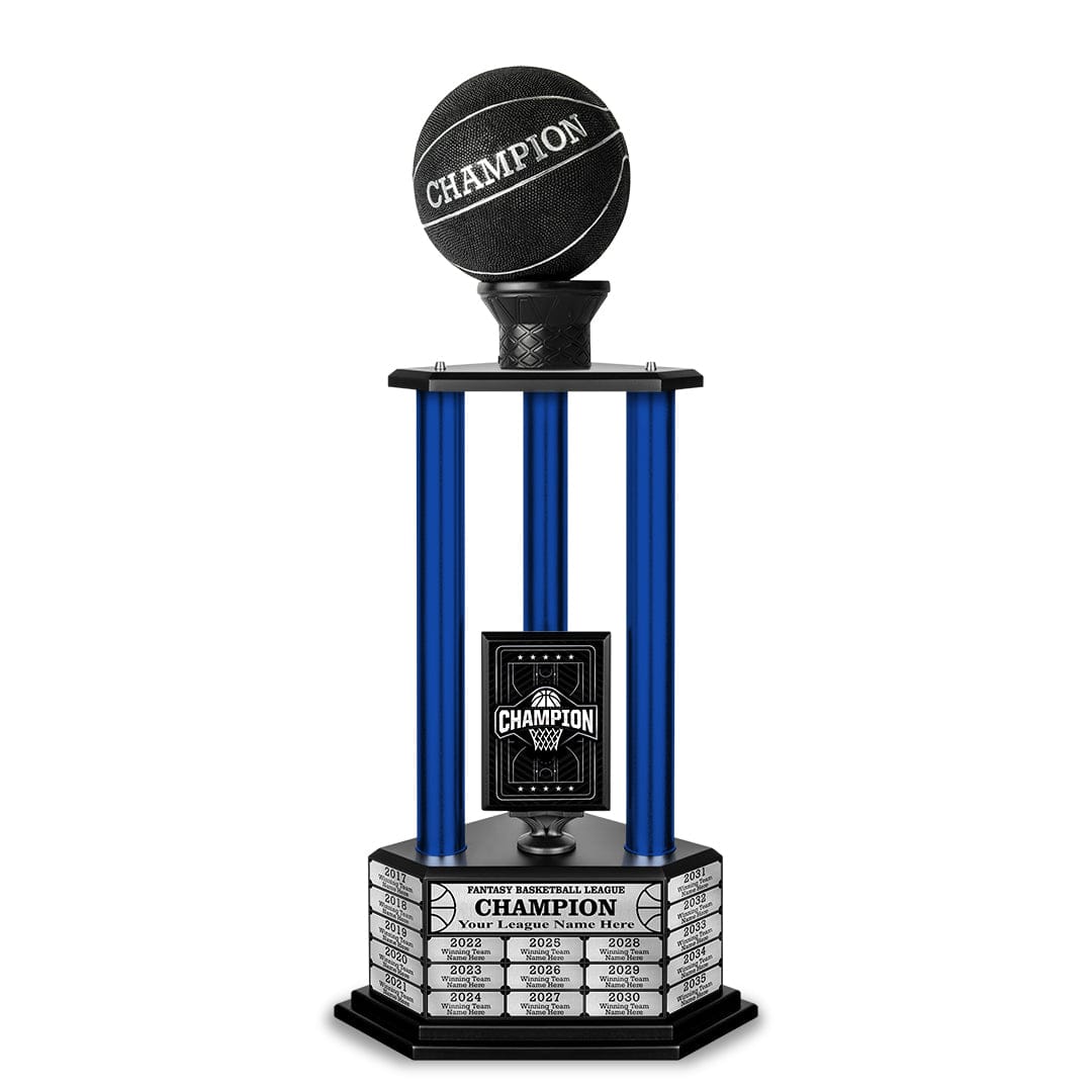 TrophySmack 26-36” Black Basketball Trophy