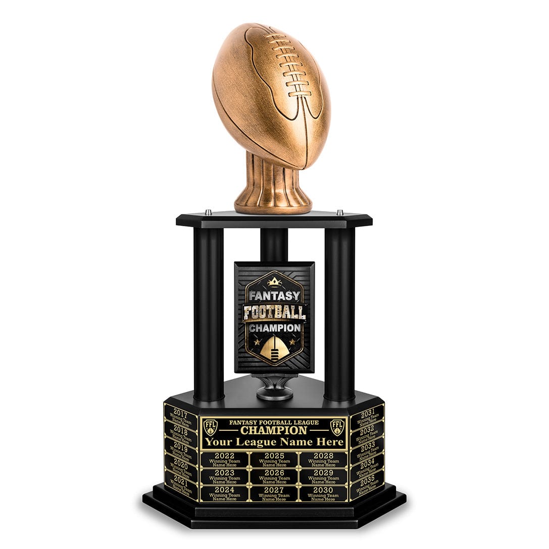 TrophySmack 26-56” Antique Gold Football Championship Trophy