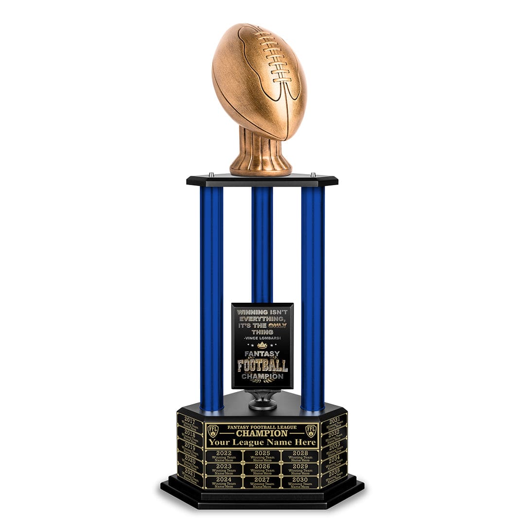 TrophySmack 26-56” Antique Gold Football Championship Trophy