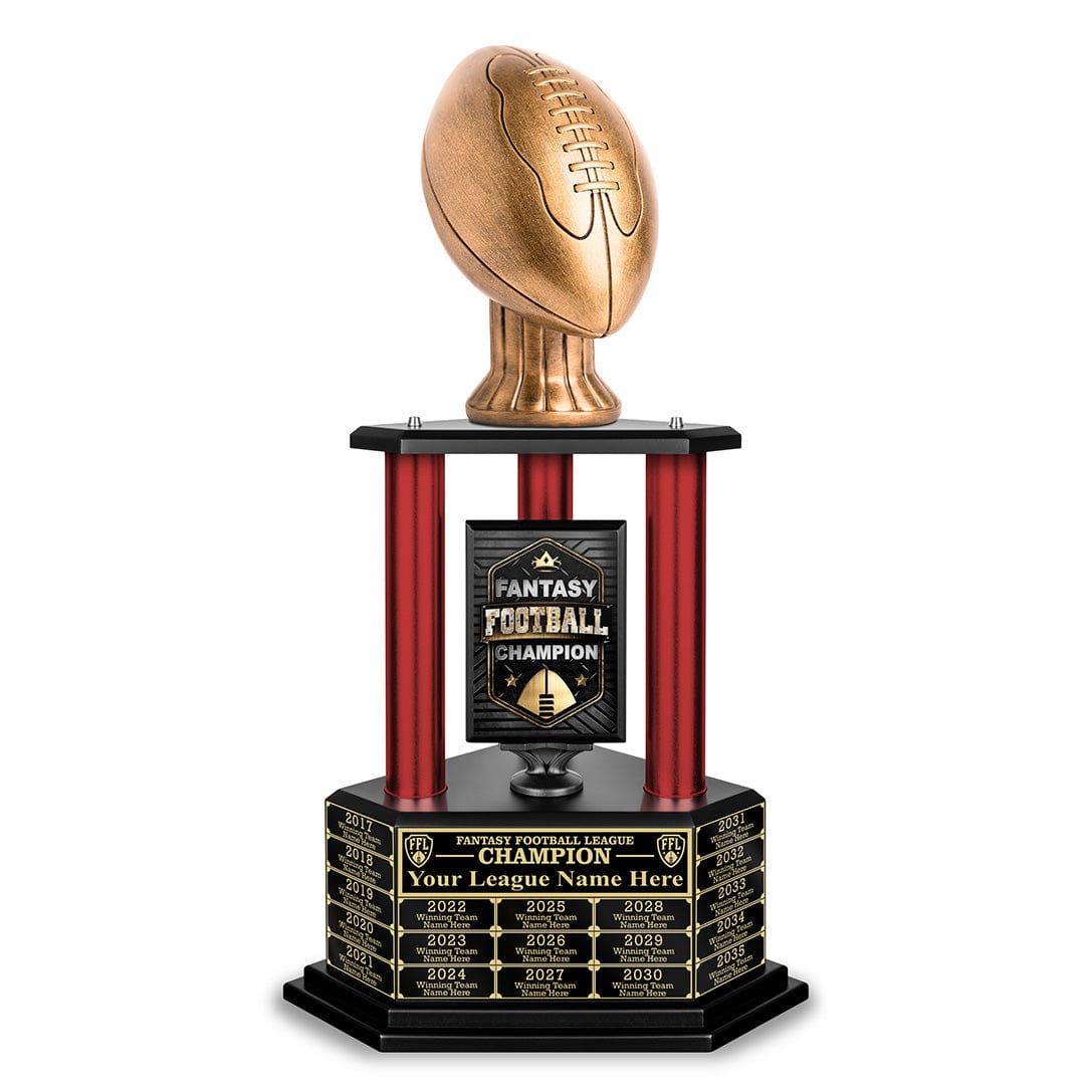 TrophySmack 26-56” Antique Gold Football Championship Trophy