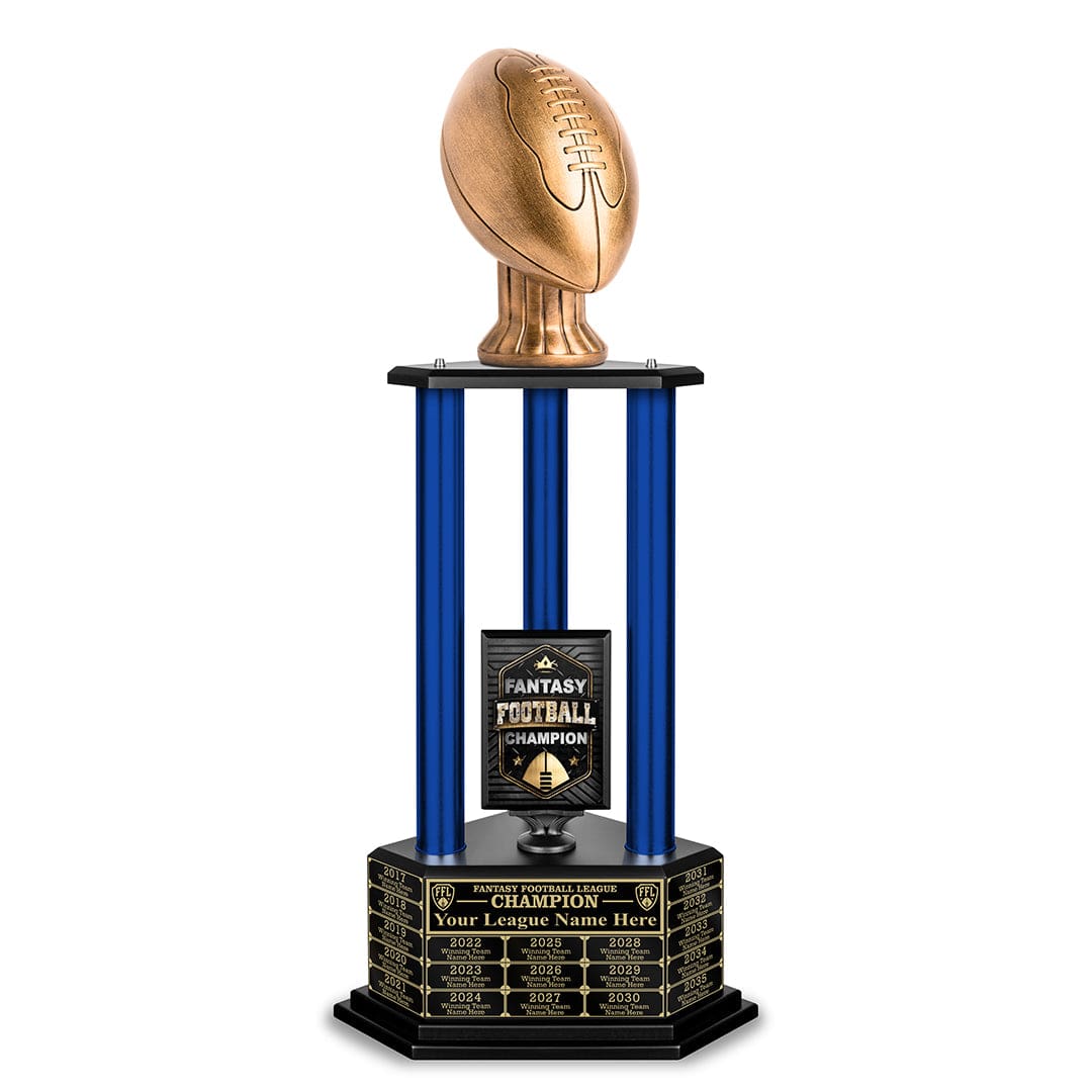 TrophySmack 26-56” Antique Gold Football Championship Trophy