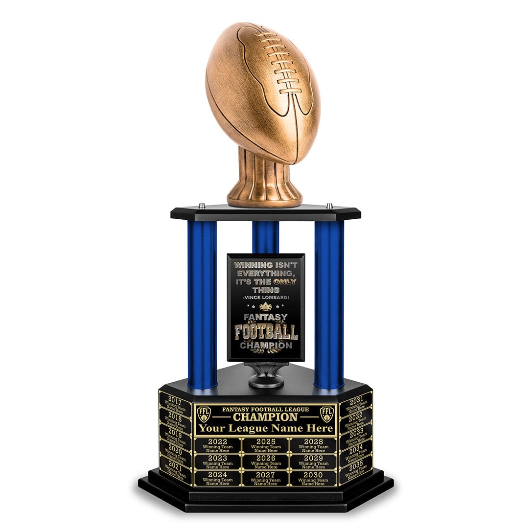 TrophySmack 26-56” Antique Gold Football Championship Trophy
