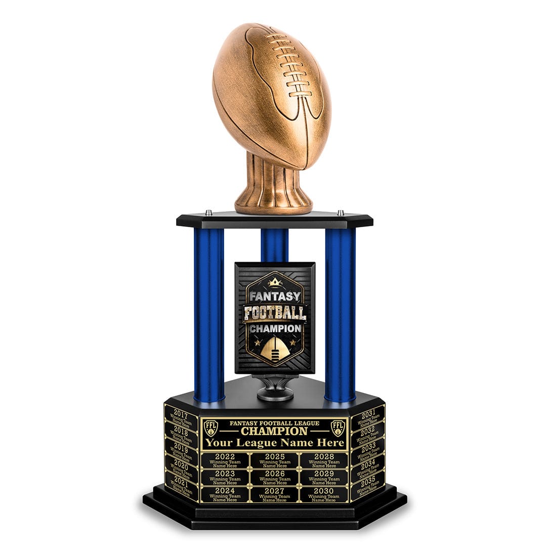 TrophySmack 26-56” Antique Gold Football Championship Trophy