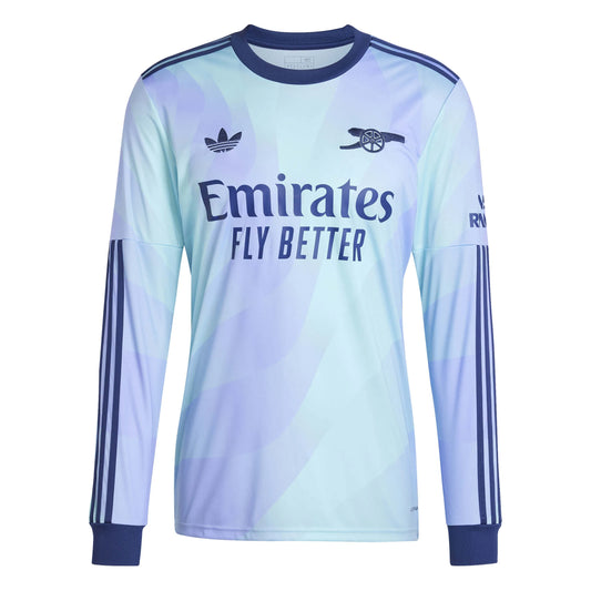 adidas 2024-25 Arsenal Men's Stadium Third Long-Sleeve Jersey