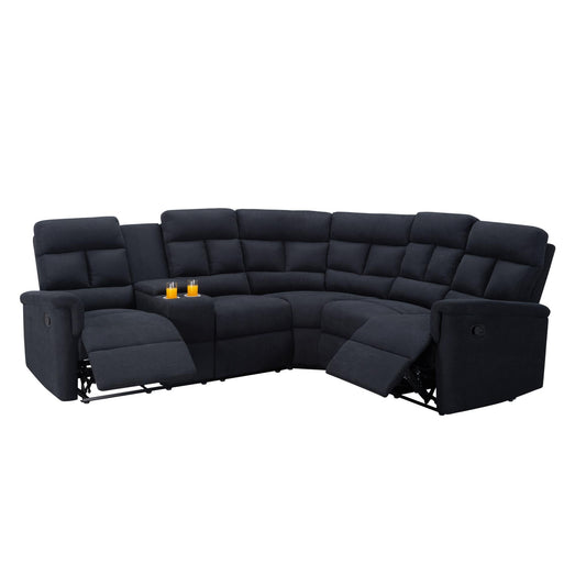 89.8” Manual Reclining Sectional Sofa