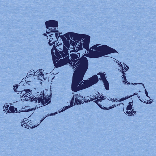 Abe Lincoln Riding a Bear Men's Shirt