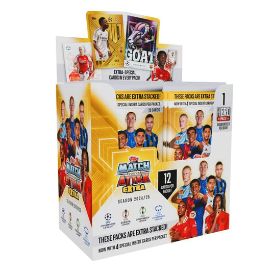 2024-25 Topps Match Attax Extra Champions League Cards BOX (24 Packs Each)