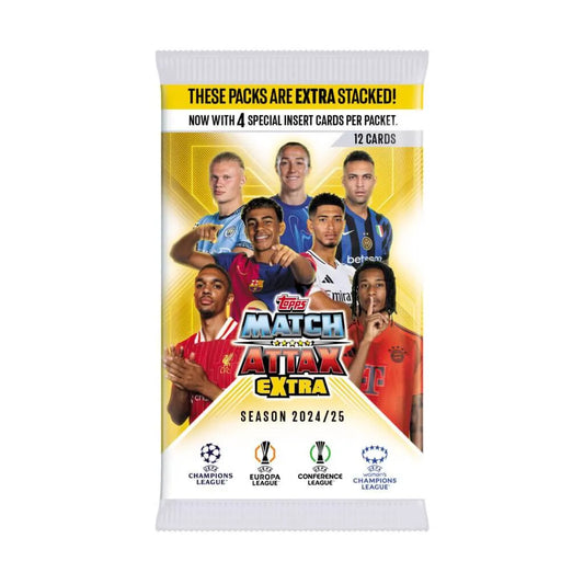 2024-25 Topps Match Attax Extra Champions League Cards BOX (24 Packs Each)