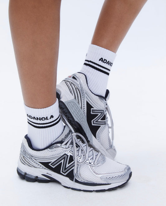 3 Pack College Socks - White/Black, White/Classic Red, White/Navy Blue