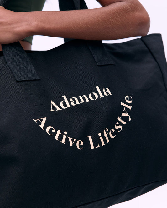 Active Lifestyle Tote Bag - Black/Nude