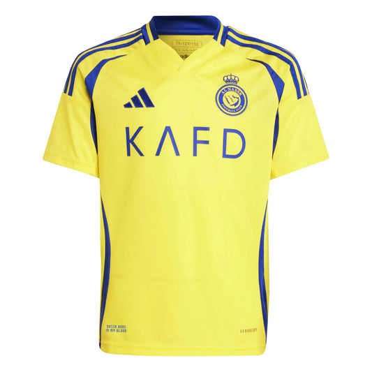 adidas 2024-25 Al Nassr Youth Stadium Home Ronaldo #7 Jersey
