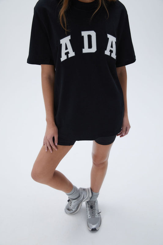 ADA Short Sleeve Oversized T-shirt - Black