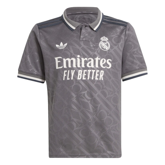 adidas 2024-25 Real Madrid Youth Stadium Third Jersey