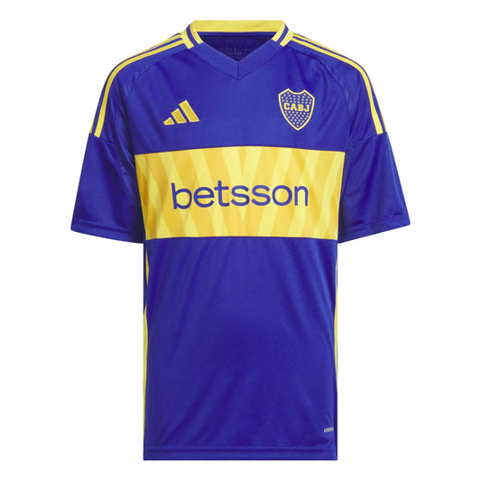 adidas 2024-25 Boca Juniors Youth Stadium Home Jersey