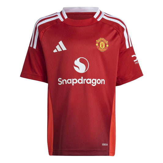 adidas 2024-25 Manchester United Kids' Home Mini Kit