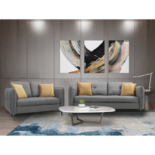 2 pcs Living Room Set fabric