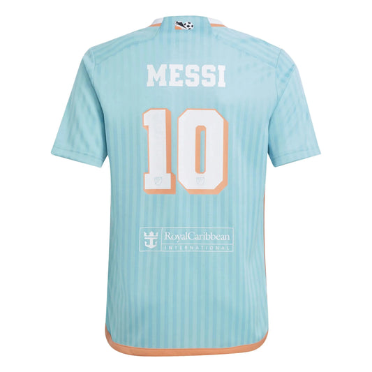 adidas 2024 Inter Miami Youth Messi #10 Stadium Third Jersey