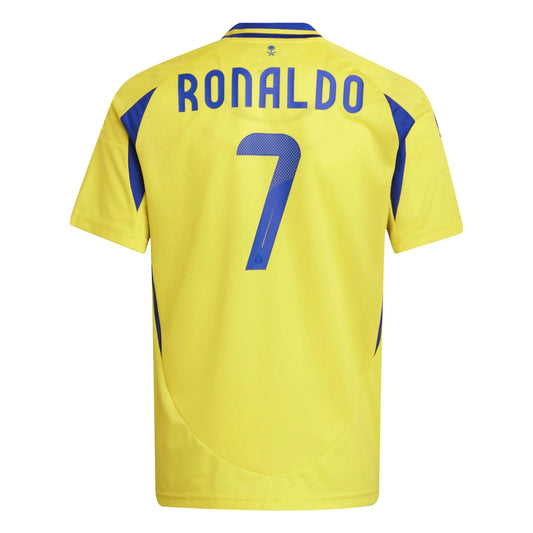 adidas 2024-25 Al Nassr Youth Stadium Home Ronaldo #7 Jersey