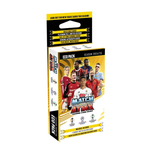 2024-25 Topps Match Attax UEFA Champions League Cards Eco Blaster (34 Cards + 2 LE)