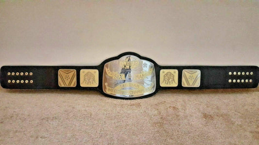 WORLD SIX MAN TAG TEAM Brass Championship Belt