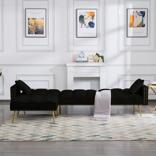 107.7” Sectional Sleeper Sofa bed