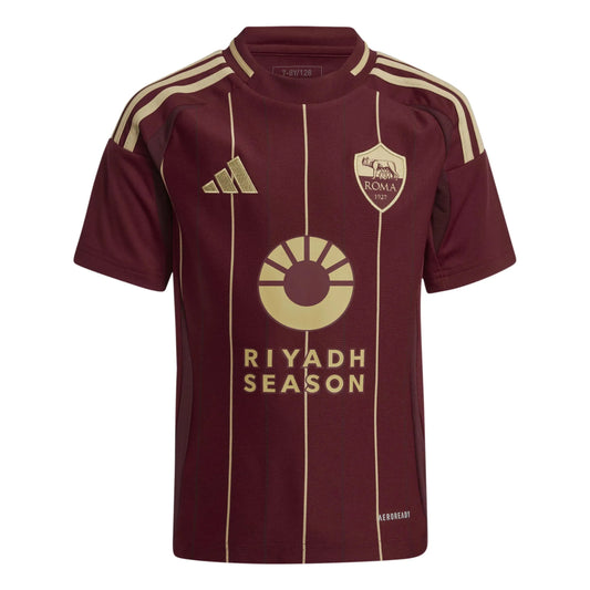 adidas 2024-25 Roma Youth Stadium Home Jersey