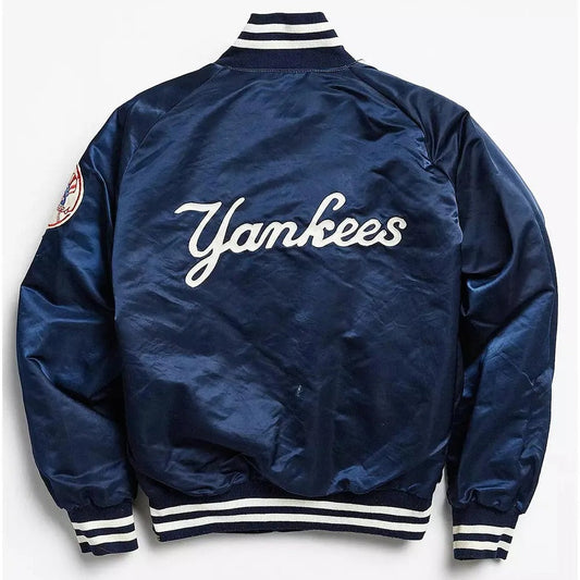 90s New York Yankees Bomber Jacket - Classic MLB Retro Style