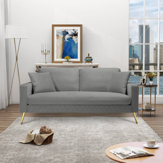 72.4” Square Arm Sofa