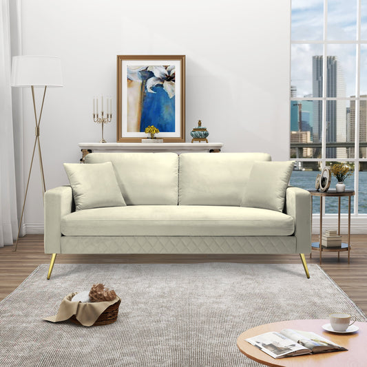 72.4” Square Arm Sofa