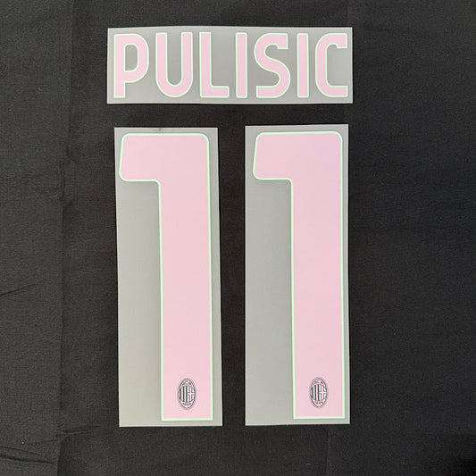 AC Milan 2024/25 Third PULISIC #11 Official Name Set