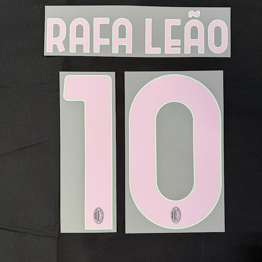 AC Milan 2024/25 Third RAFA LEAO #10 Official Name Set