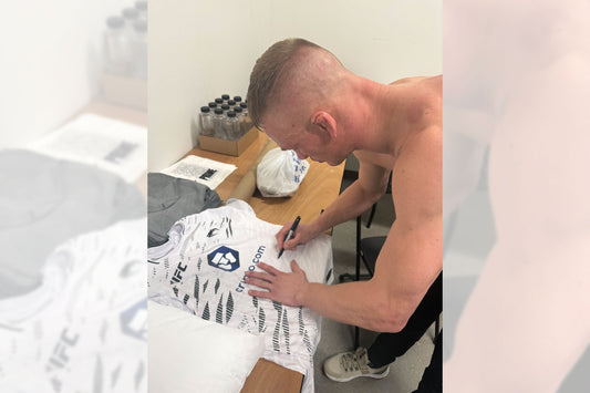 AJ Cunningham Signed 1-of-1 Fight Issued Jersey UFC Fight Night: Vettori vs Dolidze