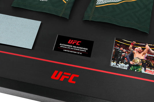 Alexander Volkanovski Limited Edition UFC 314 Venum Shorts & Canvas Display