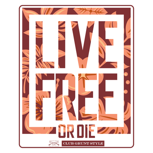 2024 April Club Sticker - Live Free
