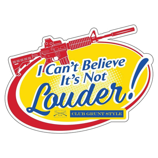 2023 October Club Sticker - Can't Believe It's Not Louder