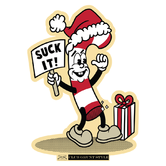 2024 December Club Sticker - Suck It
