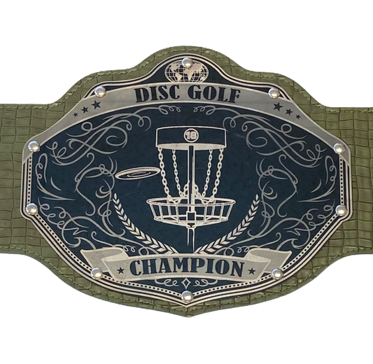 Disc Golf Championship Belt - Custom Text