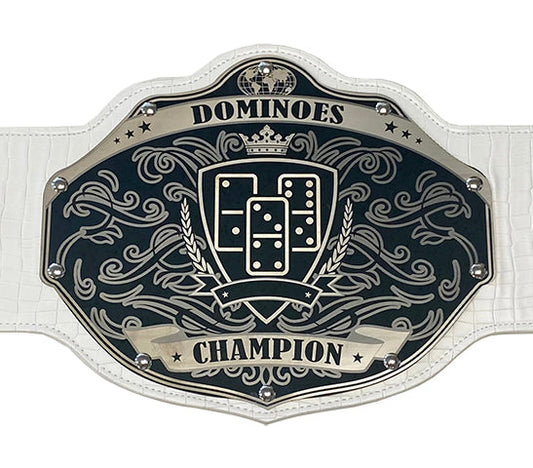 Dominoes Championship Belt - Custom Text