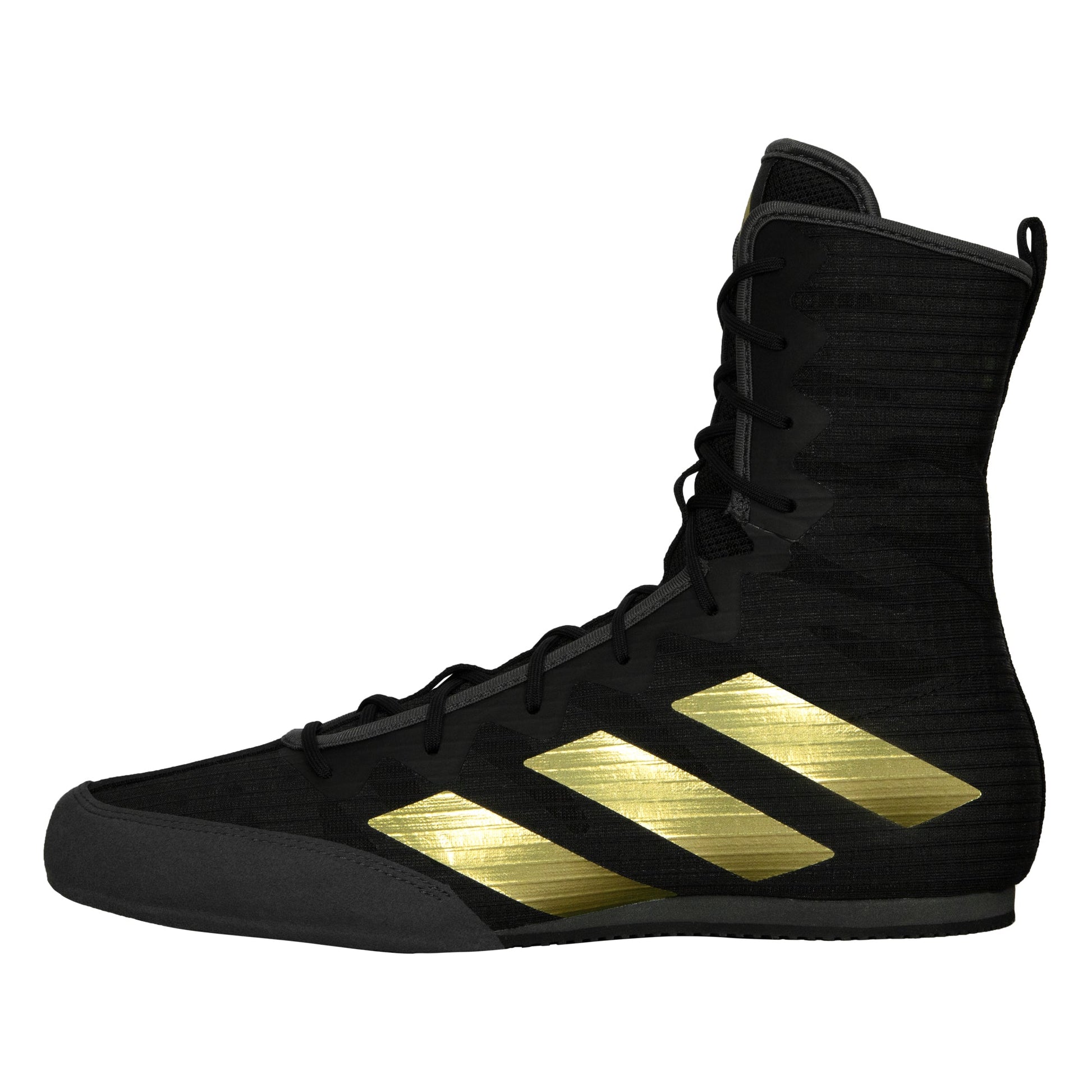 color:black/gold::Adidas Box Hog 4 Boxing Boots main view