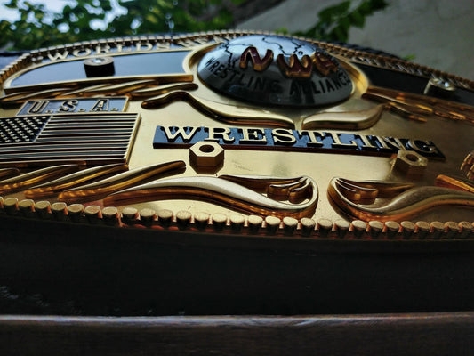 NWA DOMED GLOBE HEAVYWEIGHT 3D CNC MADE CHAMPIONSHIP BELT
